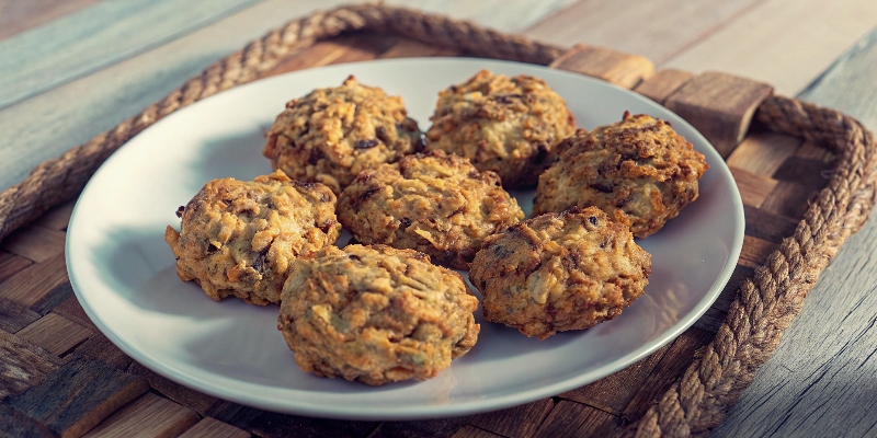 OVENâBAKED ONION BHAJIS