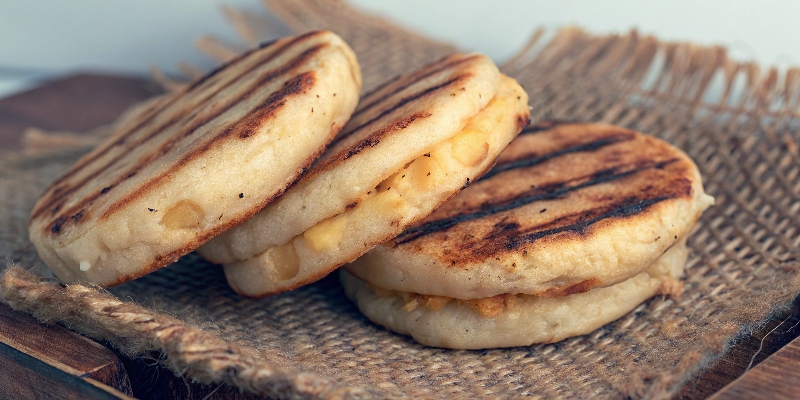 Crispy Colombian Arepas